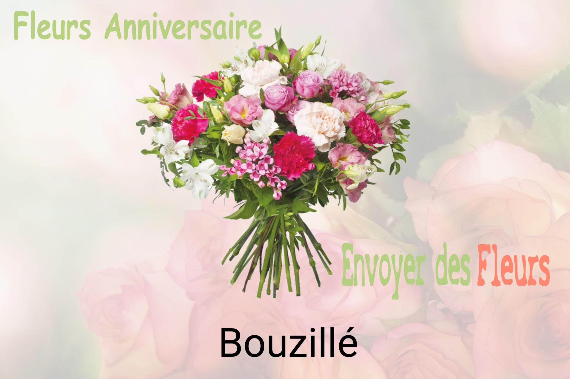 Bouquet de fleurs d’anniversaire livré à Bouzillé
