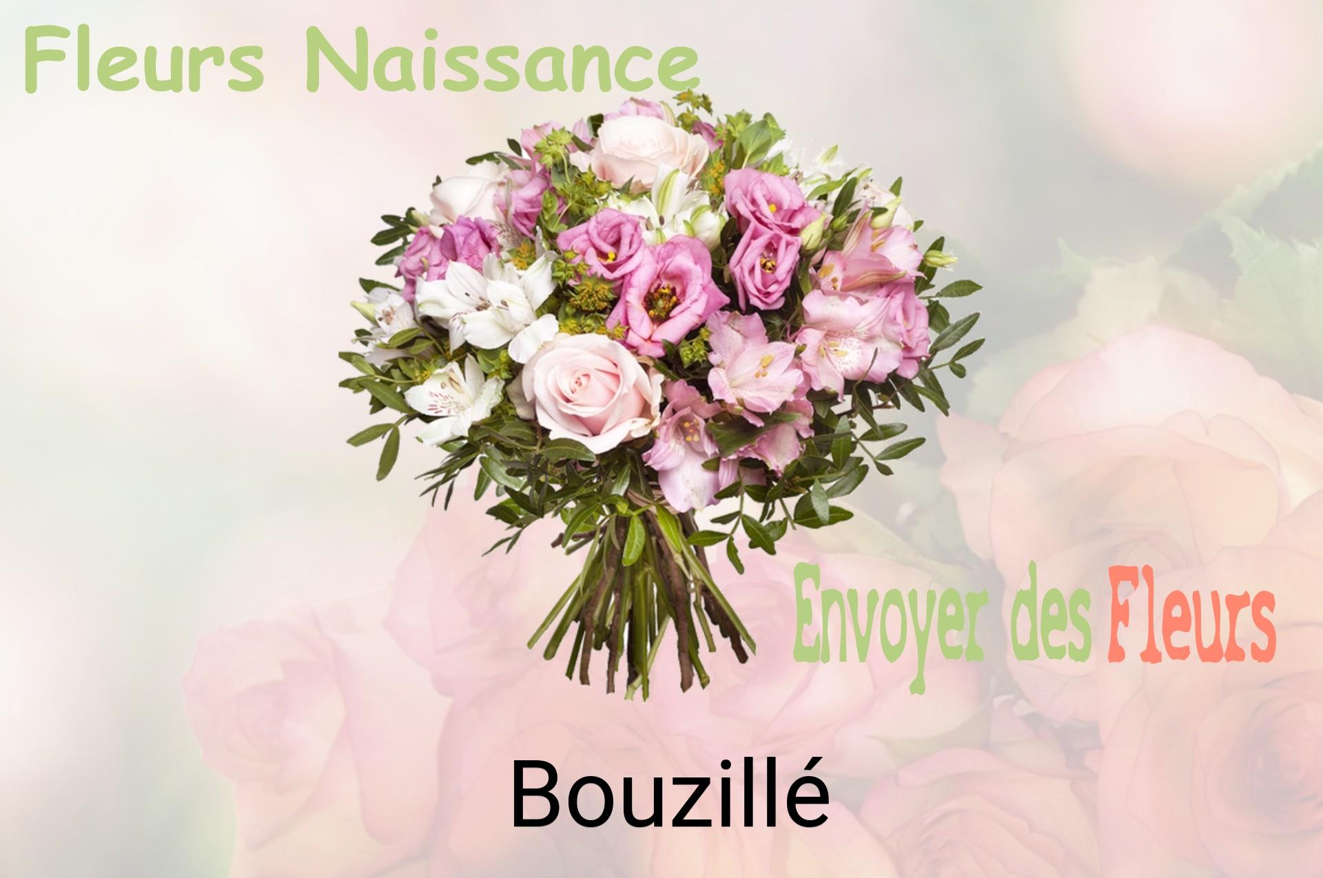 Bouquet de fleurs de naissance livré à Bouzillé